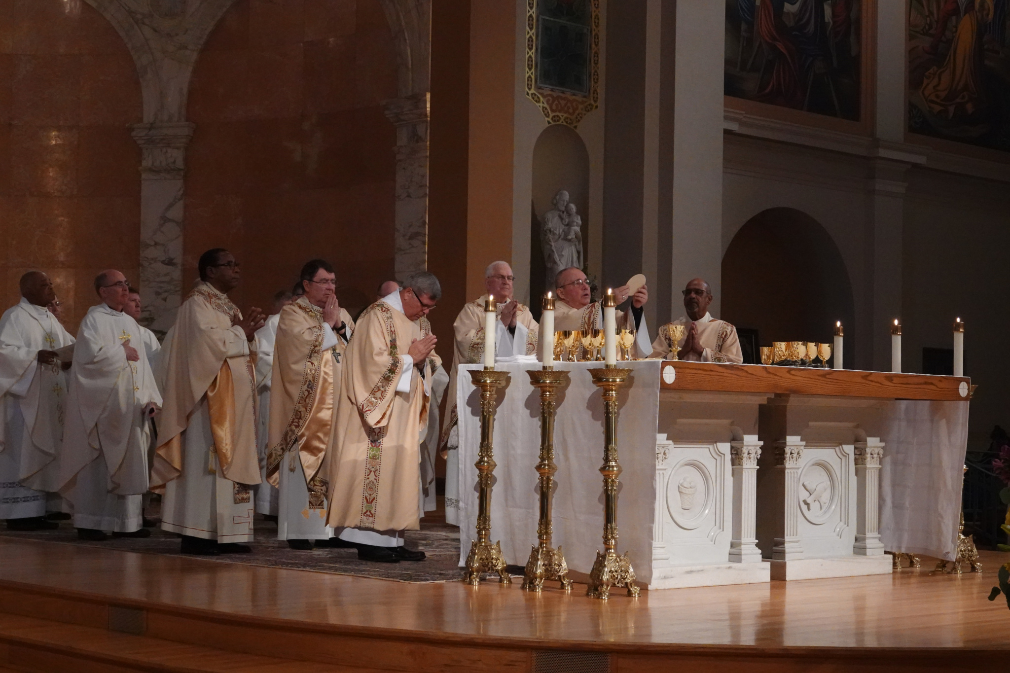 The Most Rev. David Talley became the sixth bishop of the Catholic Diocese of Memphis during a ceremony at the Cathedral of the Immaculate Conception on Tuesday April 2, 2019. © Karen Pulfer Focht