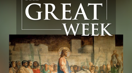 the great week, bishop barres, Holy Week virtual pilgrimage