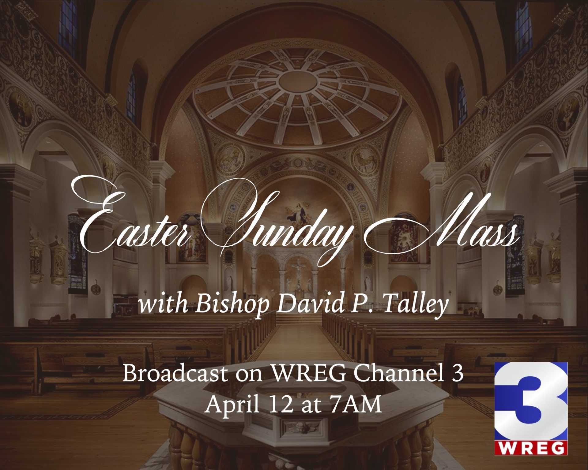 Talley to celebrate televised Easter Sunday Mass at the