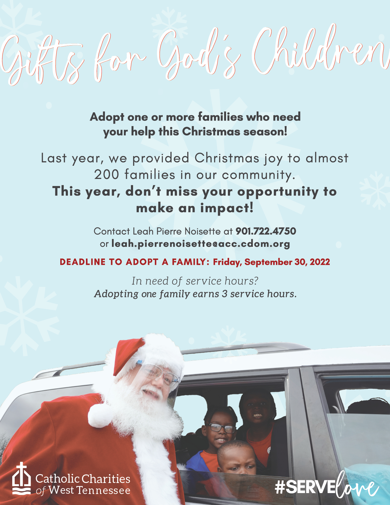 Gifts for God's Children - Christmas 2022 - Catholic Diocese of Memphis