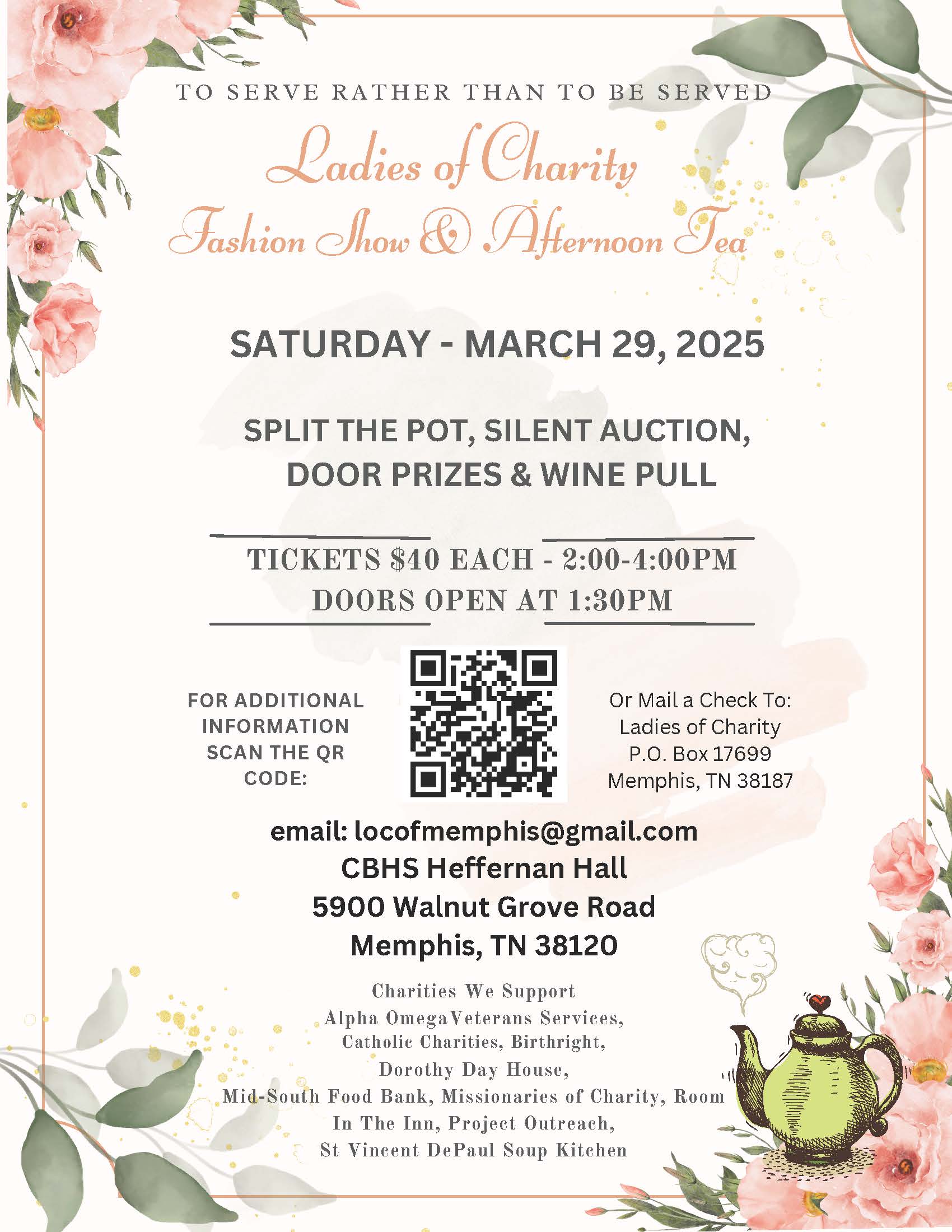 Ladies of Charity Fashion Show & Tea