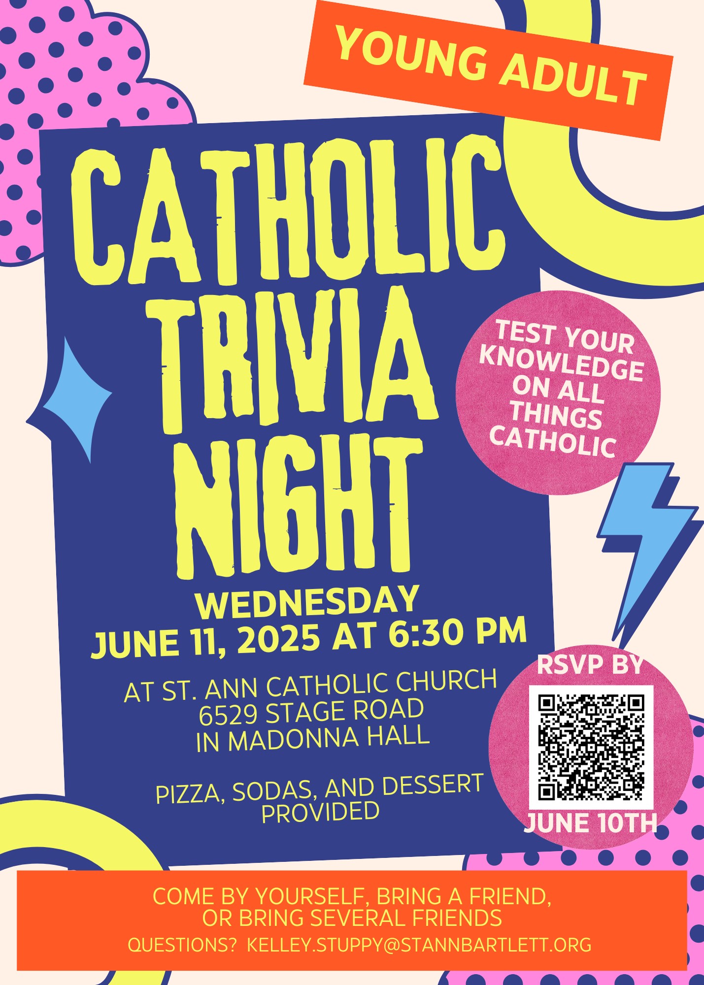 Catholic Trivia Night - Young Adults POSTPONED