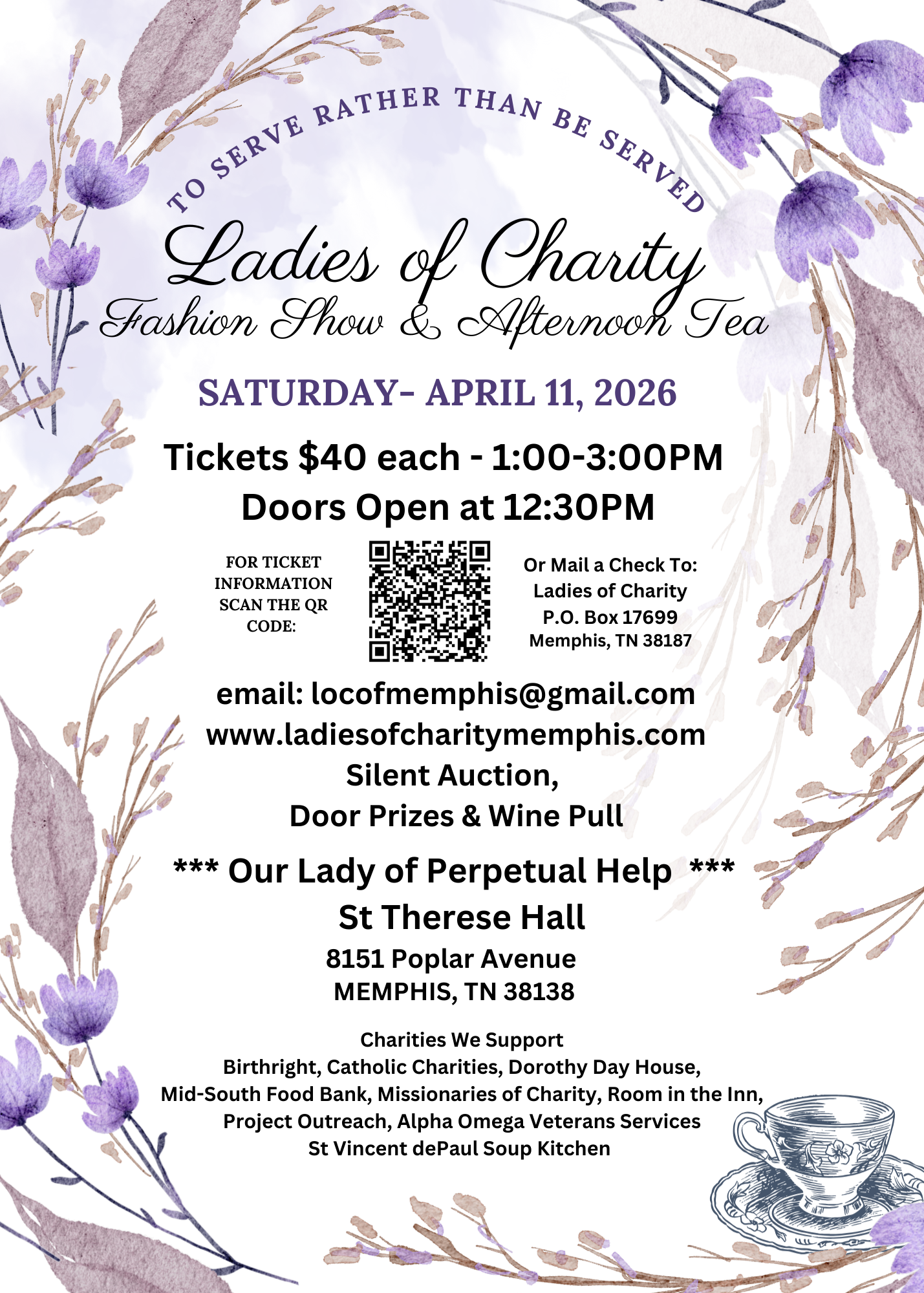 Ladies of Charity Fashion Show & Afternoon Tea