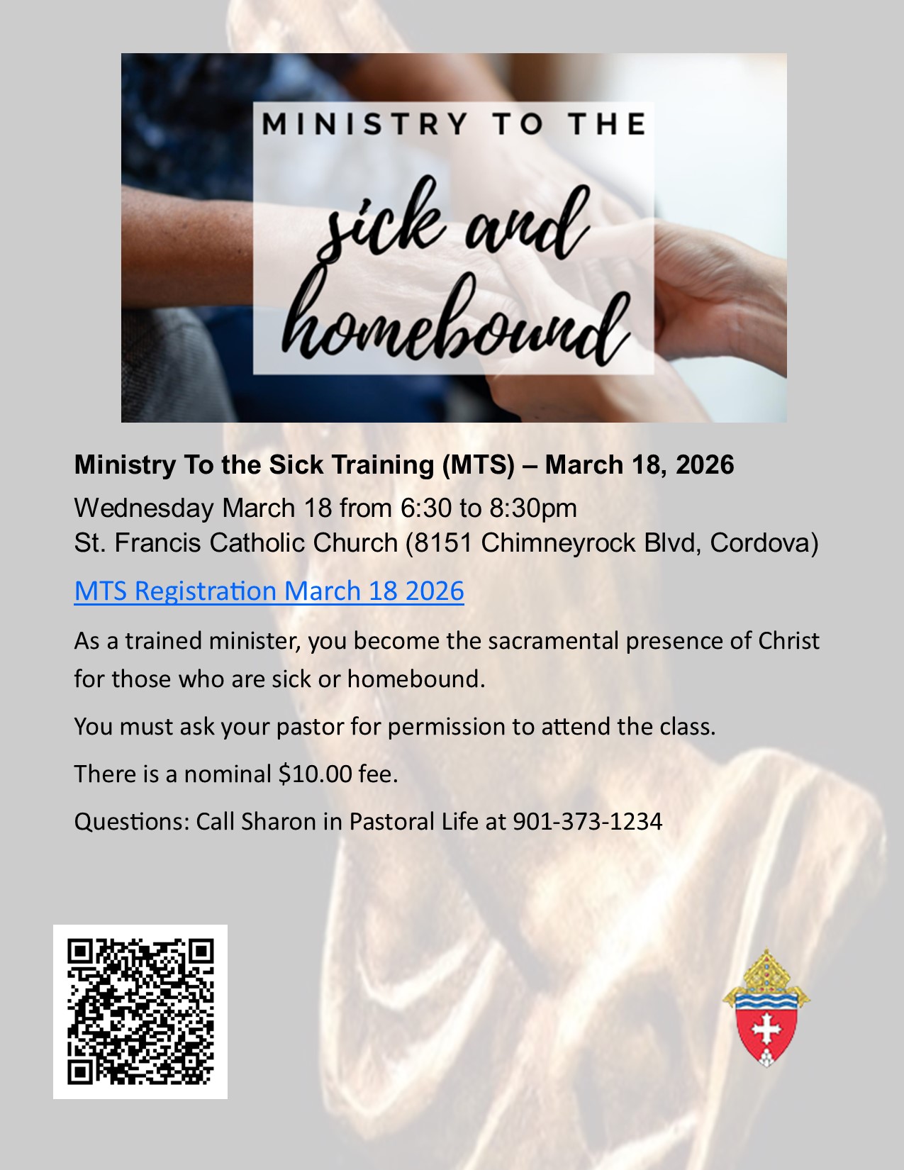 Ministry to the Sick Training