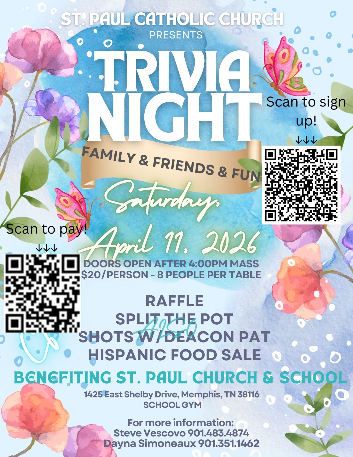 Trivia Night at St. Paul