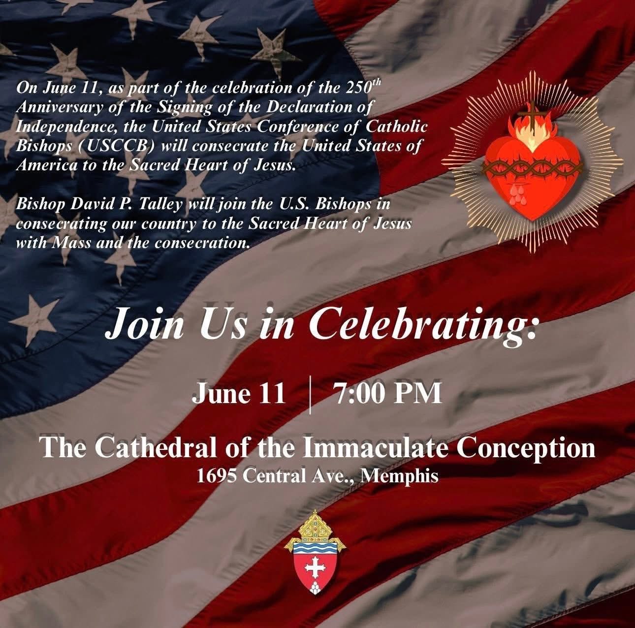 Consecration of the United States to the Sacred Heart of Jesus