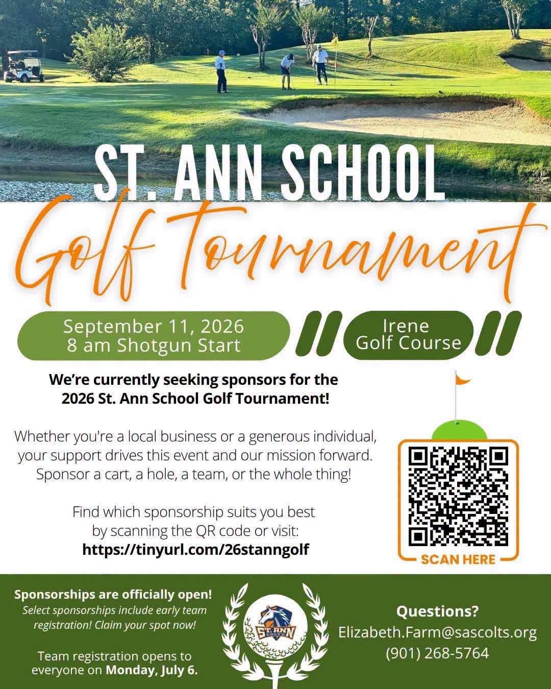 Annual St. Ann School Golf Tournament