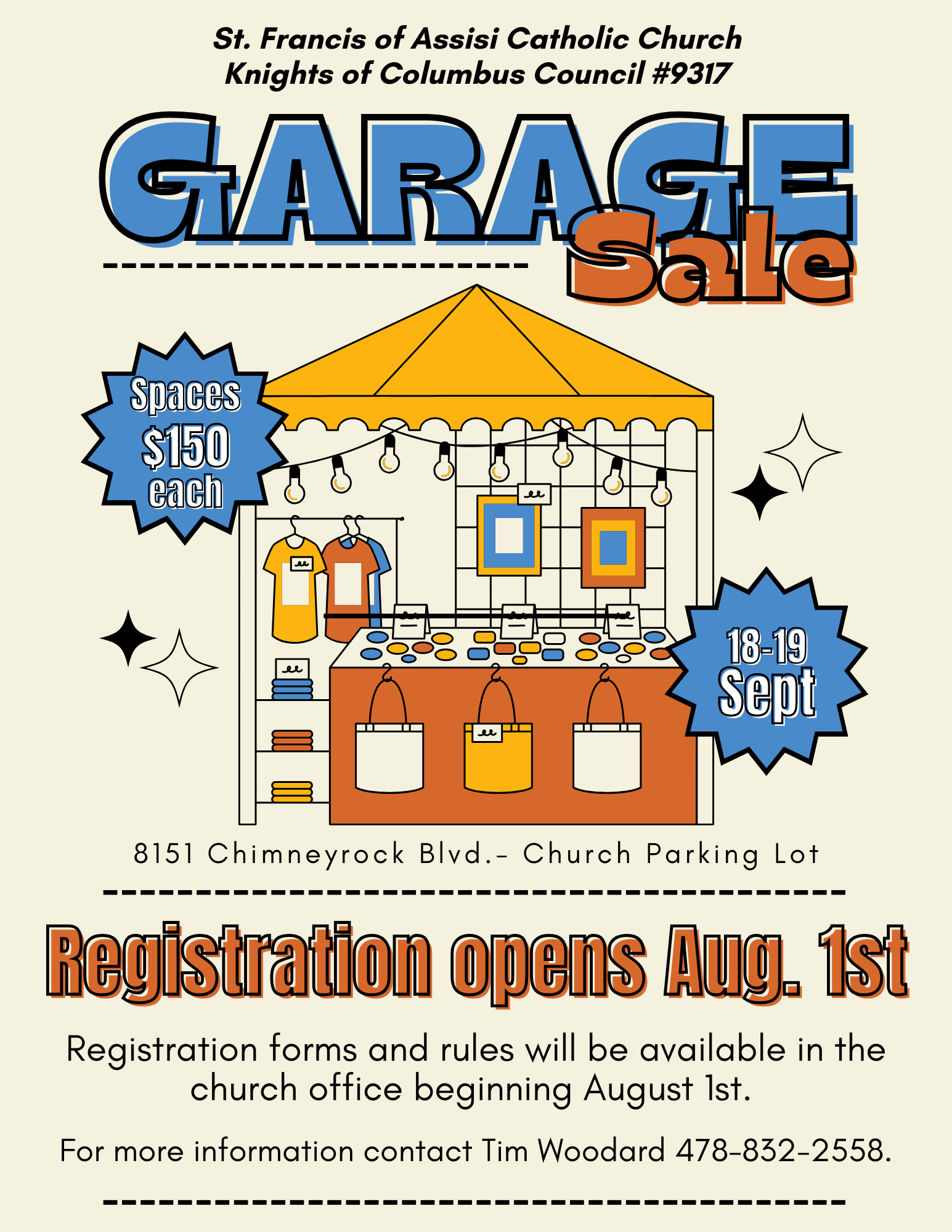Knights of Columbus Garage Sale