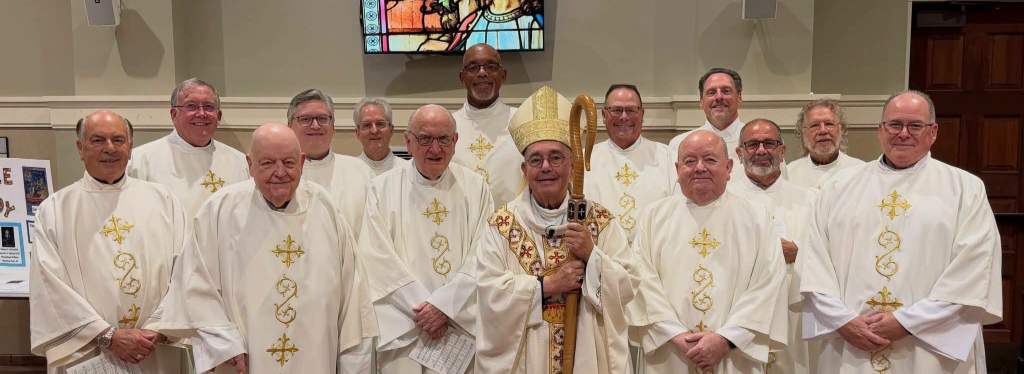 Bishop David P. Talley and Deacons at Catholic Church of the Incarnation