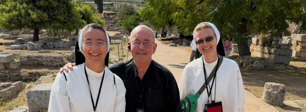 Bishop David P. Talley and Domincan Sisters in Greece