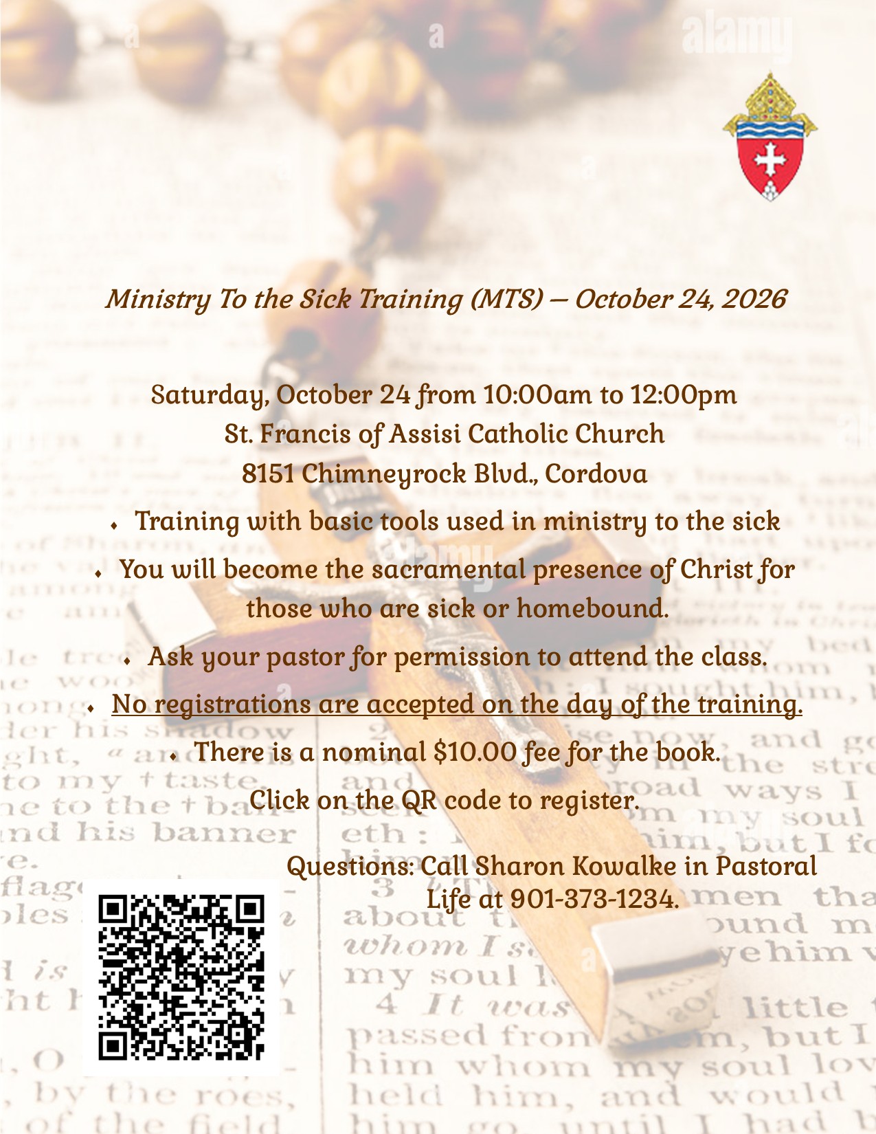 Ministry to the Sick Training