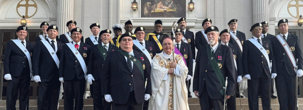 Bishop David P. Talley with the Knights of Columbus & St. Peter Claver