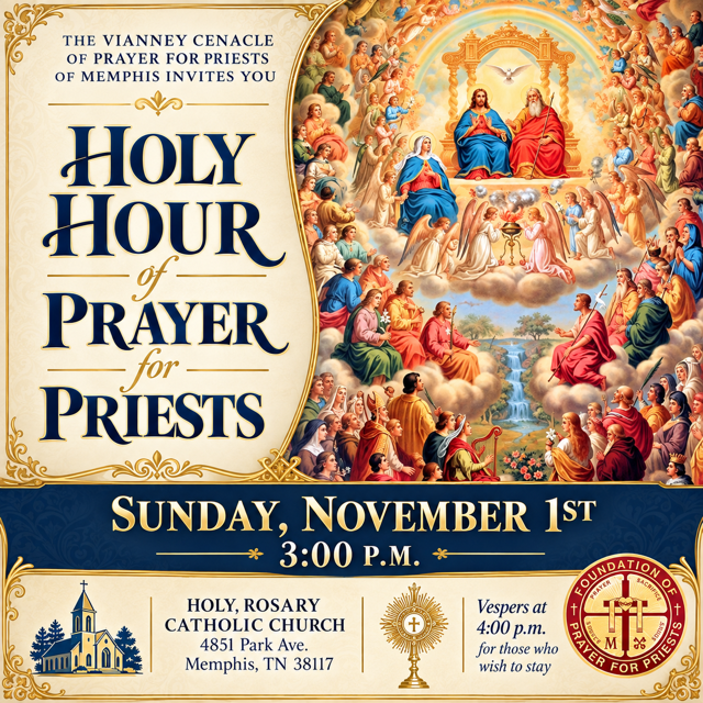 Holy Hour of Prayer for Priests at Holy Rosary