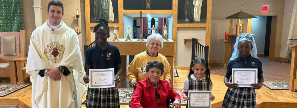 St. Ann Catholic School | Sister Connie Passing on the Faith Scholarships